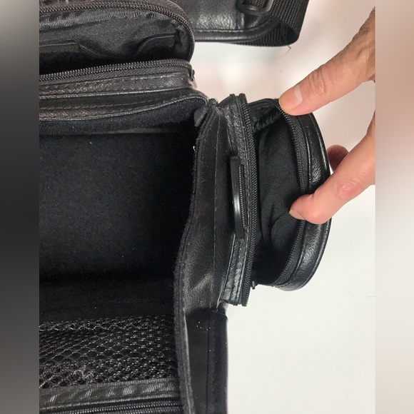 Sony Vintage Black Faux Leather Camera Video With Strap Bag - Picture 5 of 10